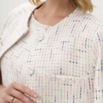 13032 Φόρεμα με luxury τρέσα tweed multi (5)