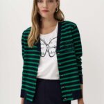 13948 Ζακέτα Ve bubble ριγέ (2)