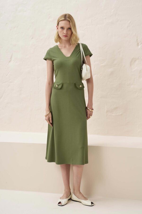 Ve flared dress