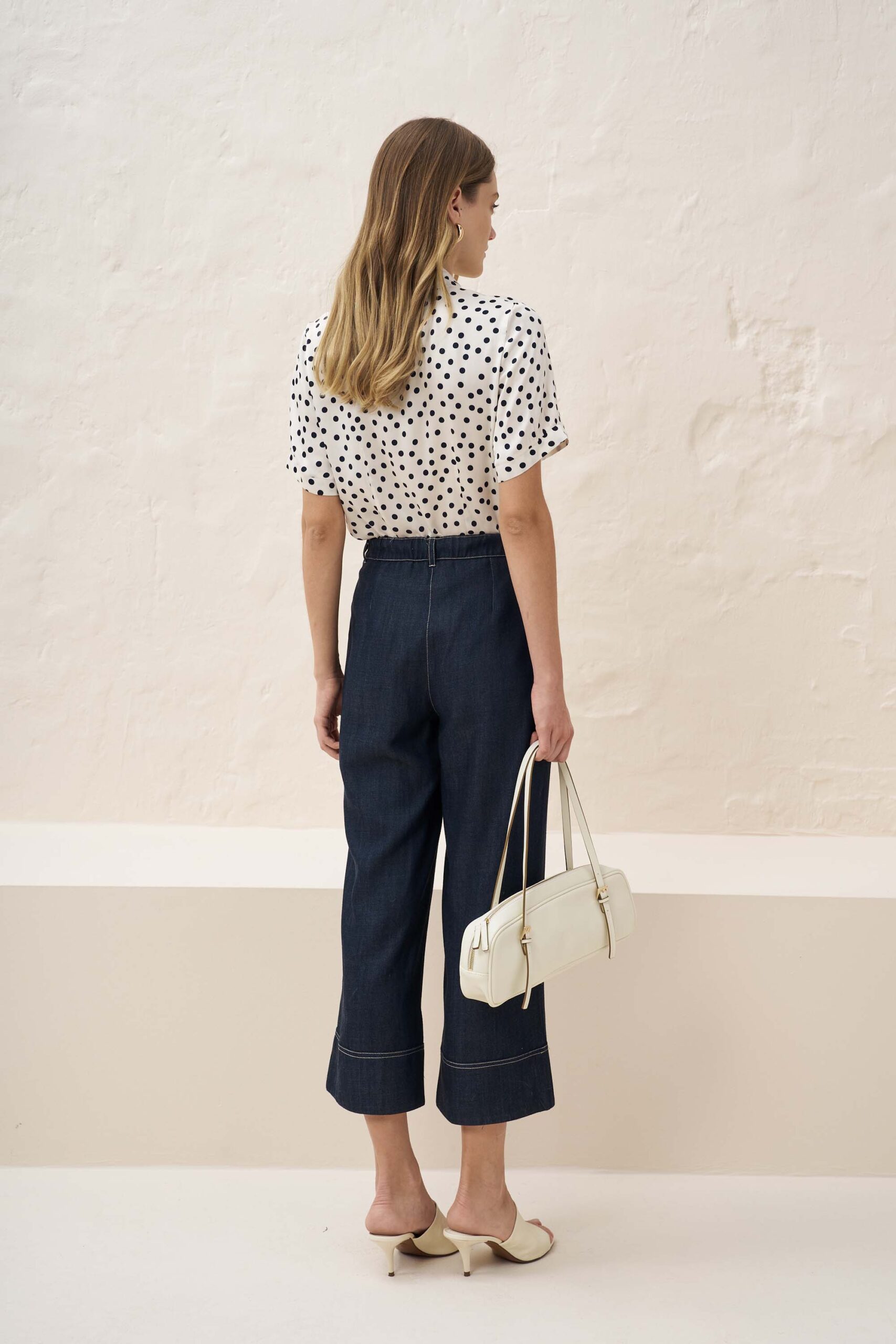 13029 Πουκάμισο με βολάν πουά viscose (5)