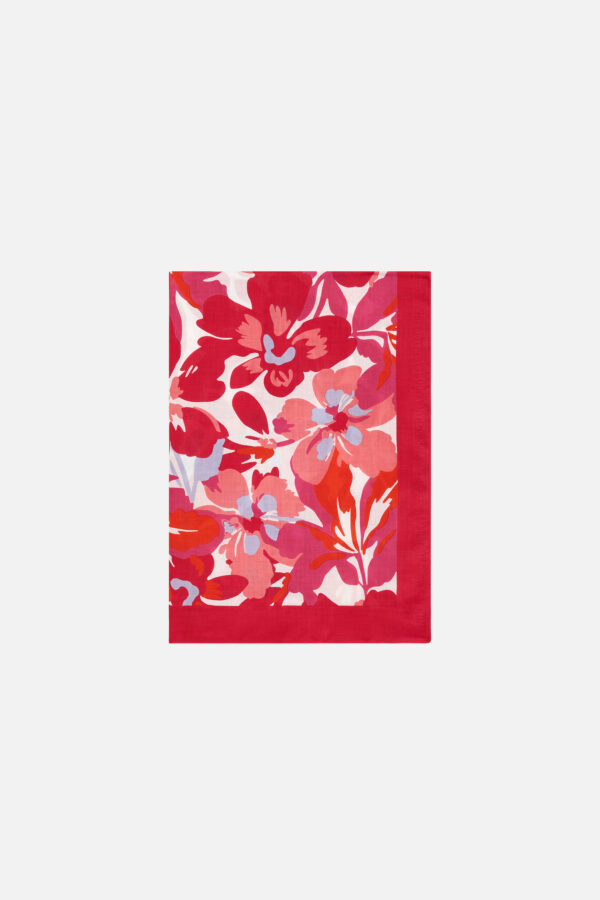 Scarf red woman