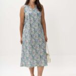13023 Φόρεμα Ve print garden (1)