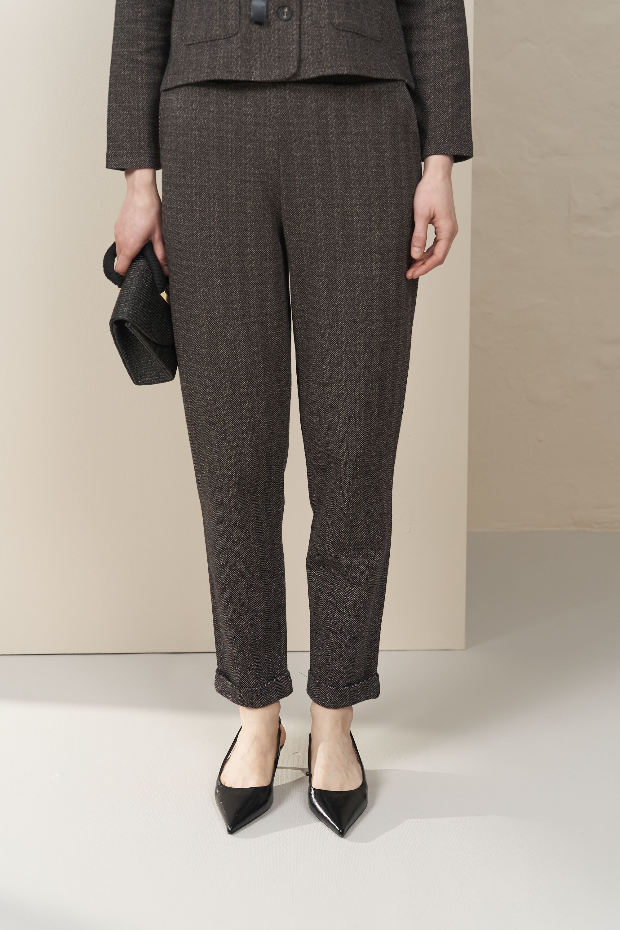13125 Παντελόνι jogger herringbone (3)
