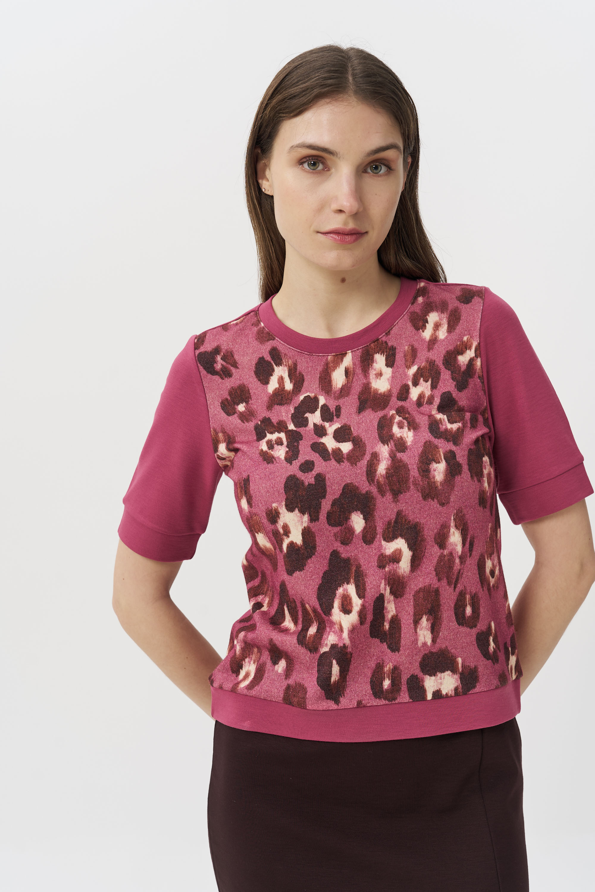 13153 Μπλούζα με συνδυασμό knit (2)