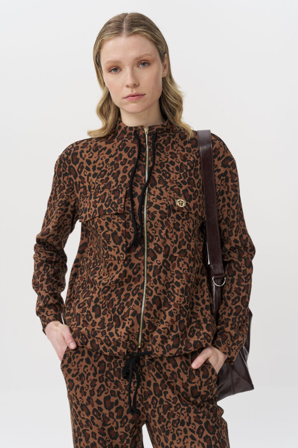 13220 Ζακέτα animal print