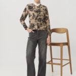 13222 Ζακέτα flower print με βολάν (2)