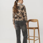 13222 Ζακέτα flower print με βολάν (5)