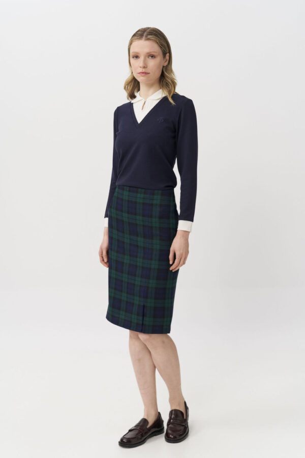 Φούστα ίσια tartan