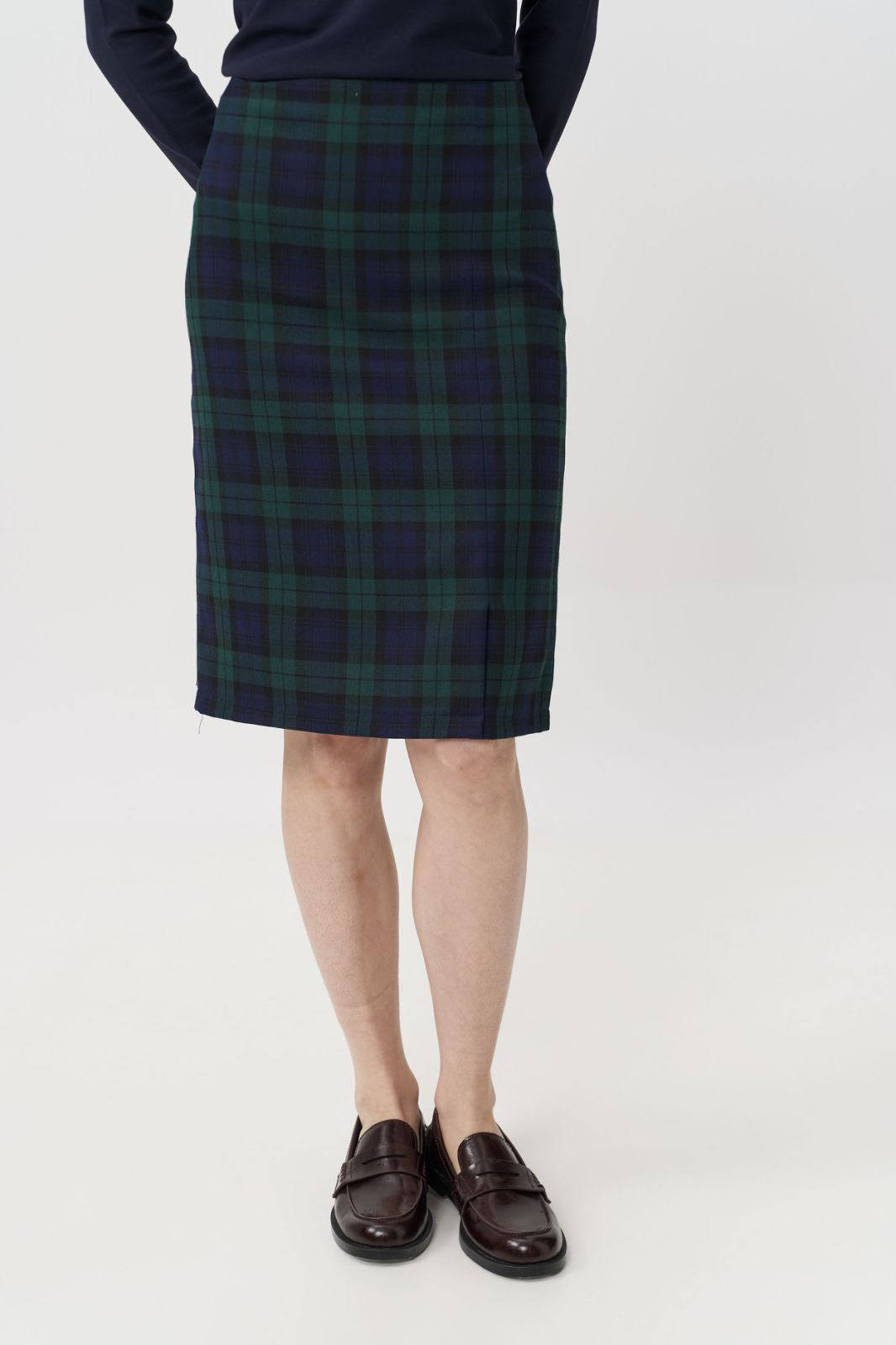 13238 Φούστα ίσια tartan (1Α) (2)