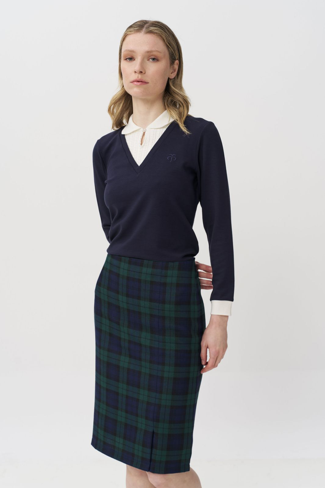 13238 Φούστα ίσια tartan (1Α) (3)